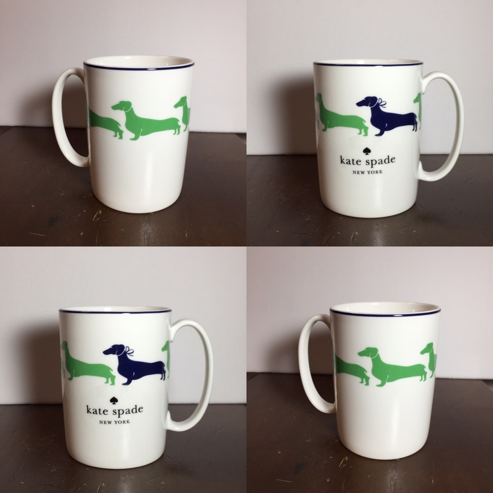 Kate Spade Dachshund Cups Set Of 4